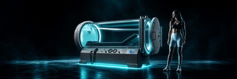 Hyperbaric oxygen chamber at Hyperbaric Medical Clinic in Bellevue, WA